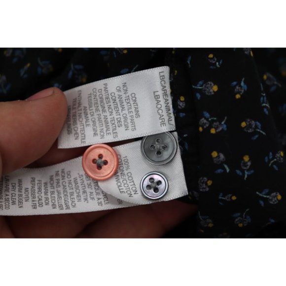 Paul Smith Navy Floral Casual Button Down Shirt - Picture 10 of 11